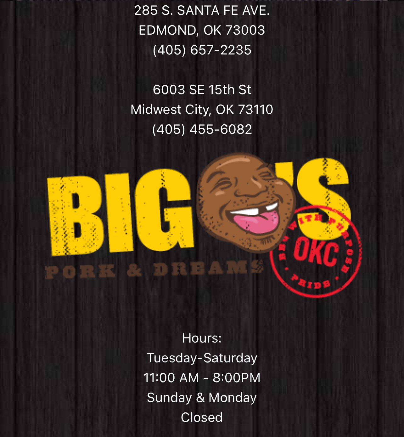 BIG O’S BBQ
