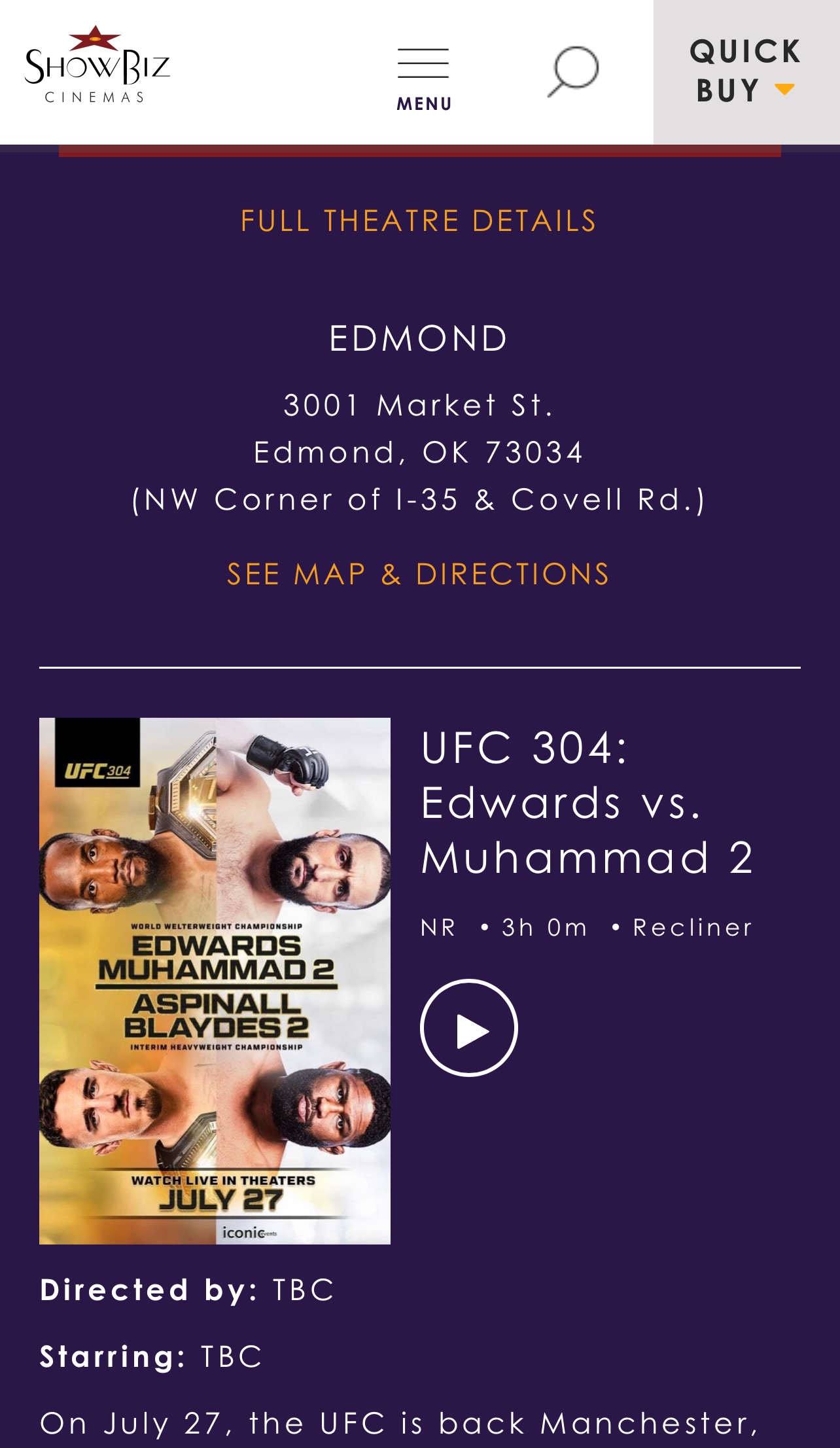 WATCH YOUR NEXT PPV FIGHT AT THE THEATER