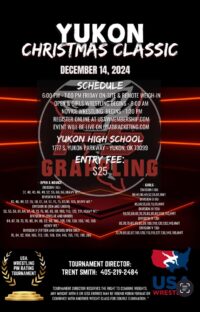 YUKON, OK IS URIAHS NEXT TOURNAMENT