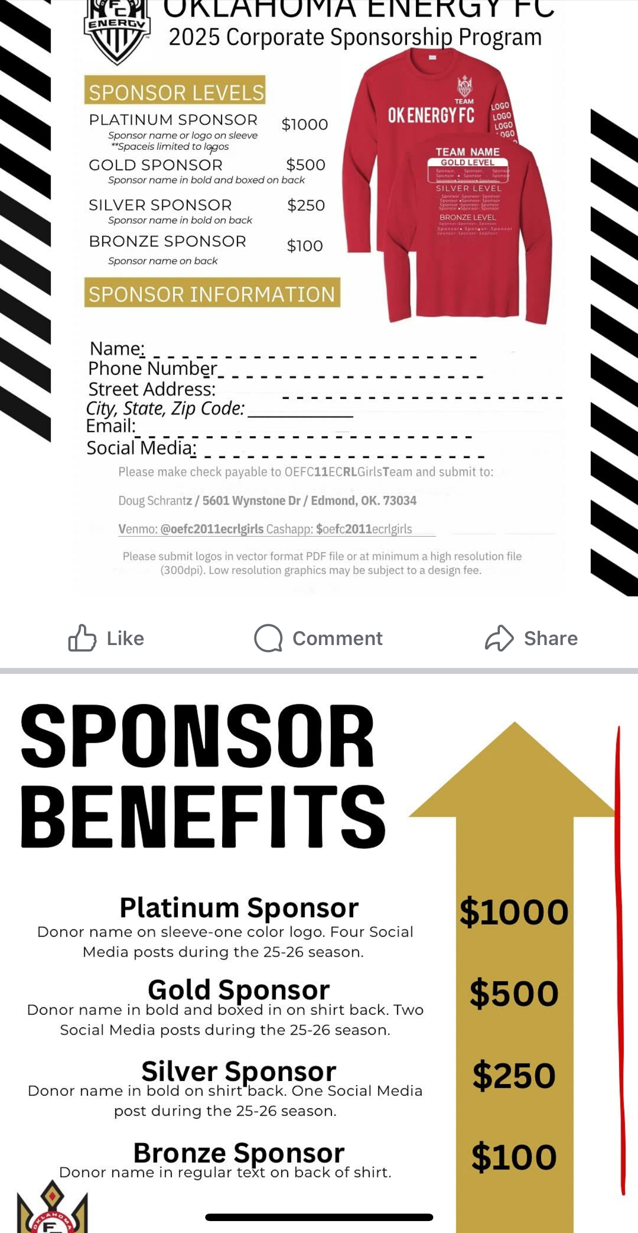 Here we show the value difference between traditional t shirt sponsorship and our digital sponsorship