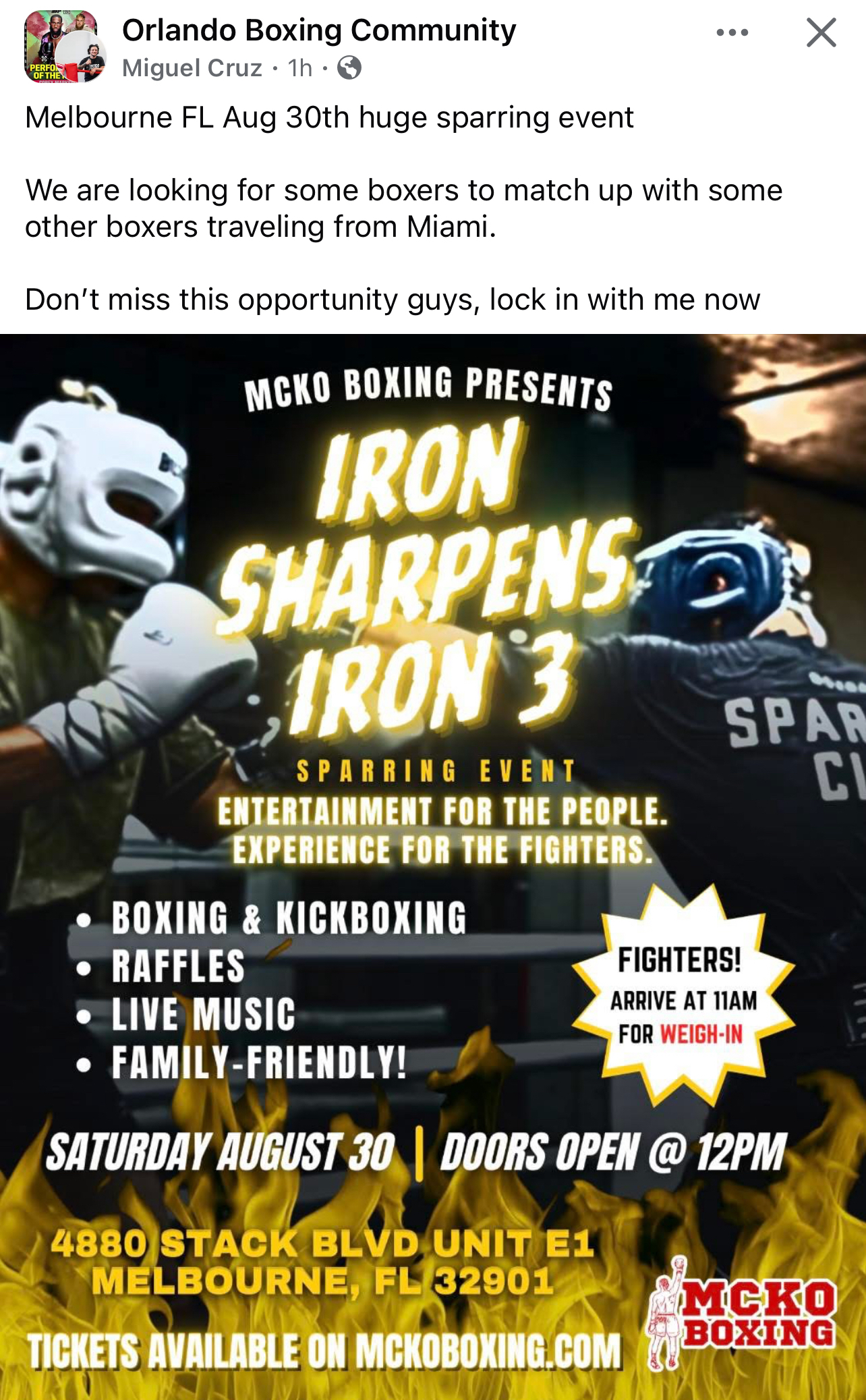OKLAHOMA BOXING & COMBAT SPORTS