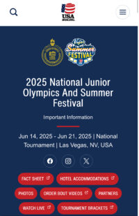 URIAH IS LOOKING FORWARD TO FIGHTING IN VEGAS AT HIS FIRST JUNIOR TOURNAMENT.