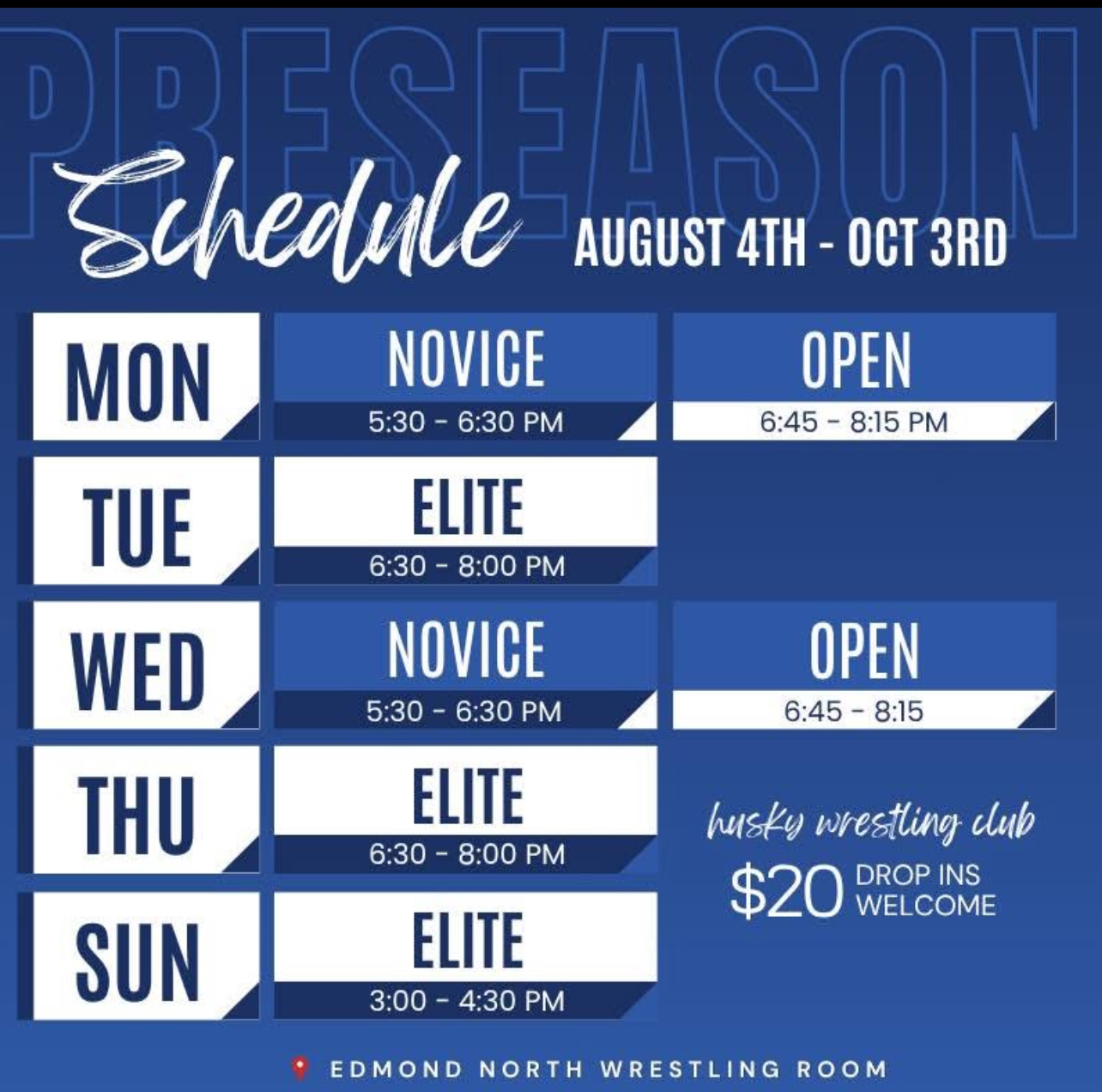  INSTEAD OF MAKING ANNOUNCMENTS AT THE END OF CLASS, HERE YOU CAN POST CLASS SCHEDULE CHANGES AND ADD NOTES FOR ALL PARENTS AND KIDS TO SEE.