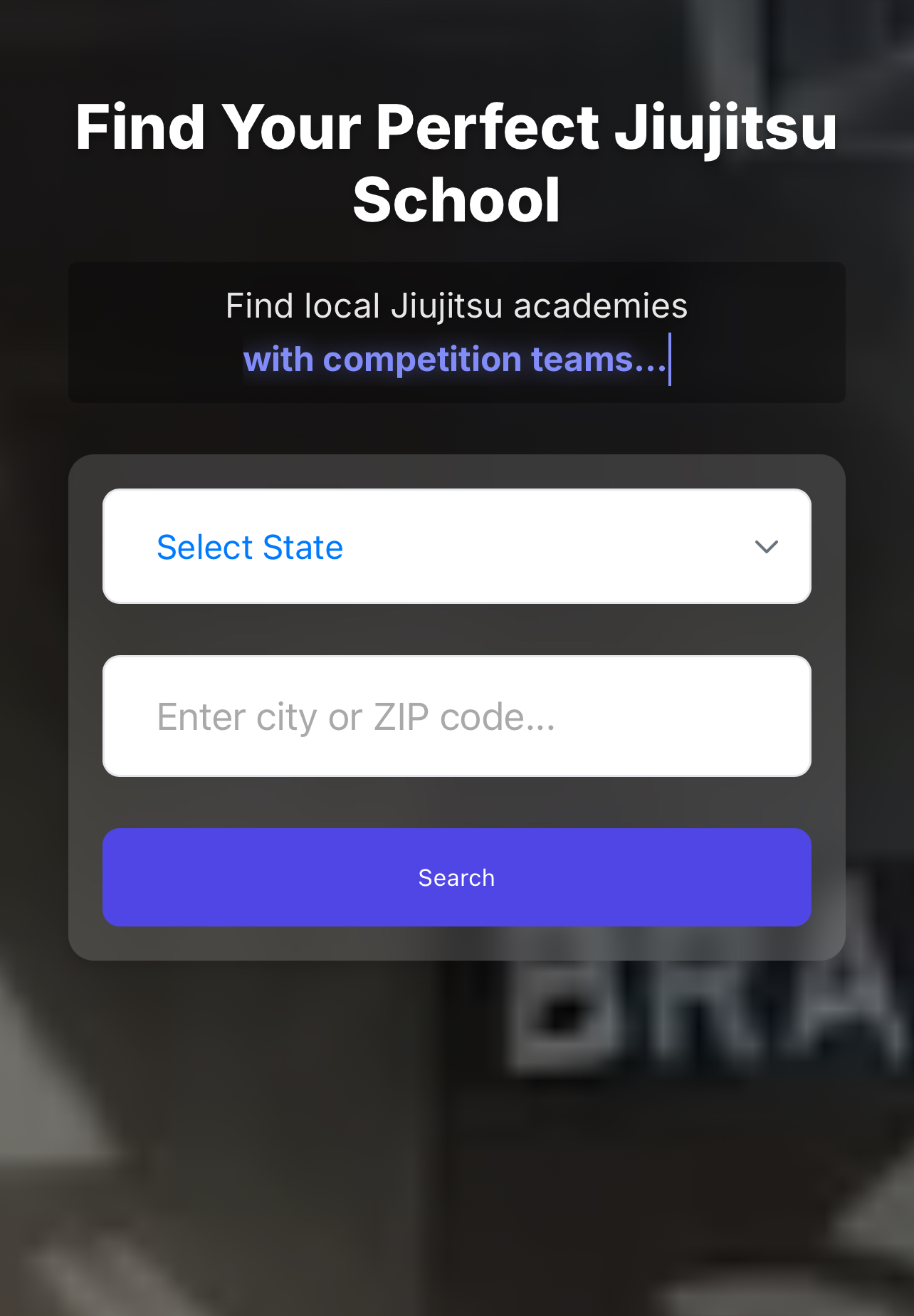 JUIJITSU gym finder