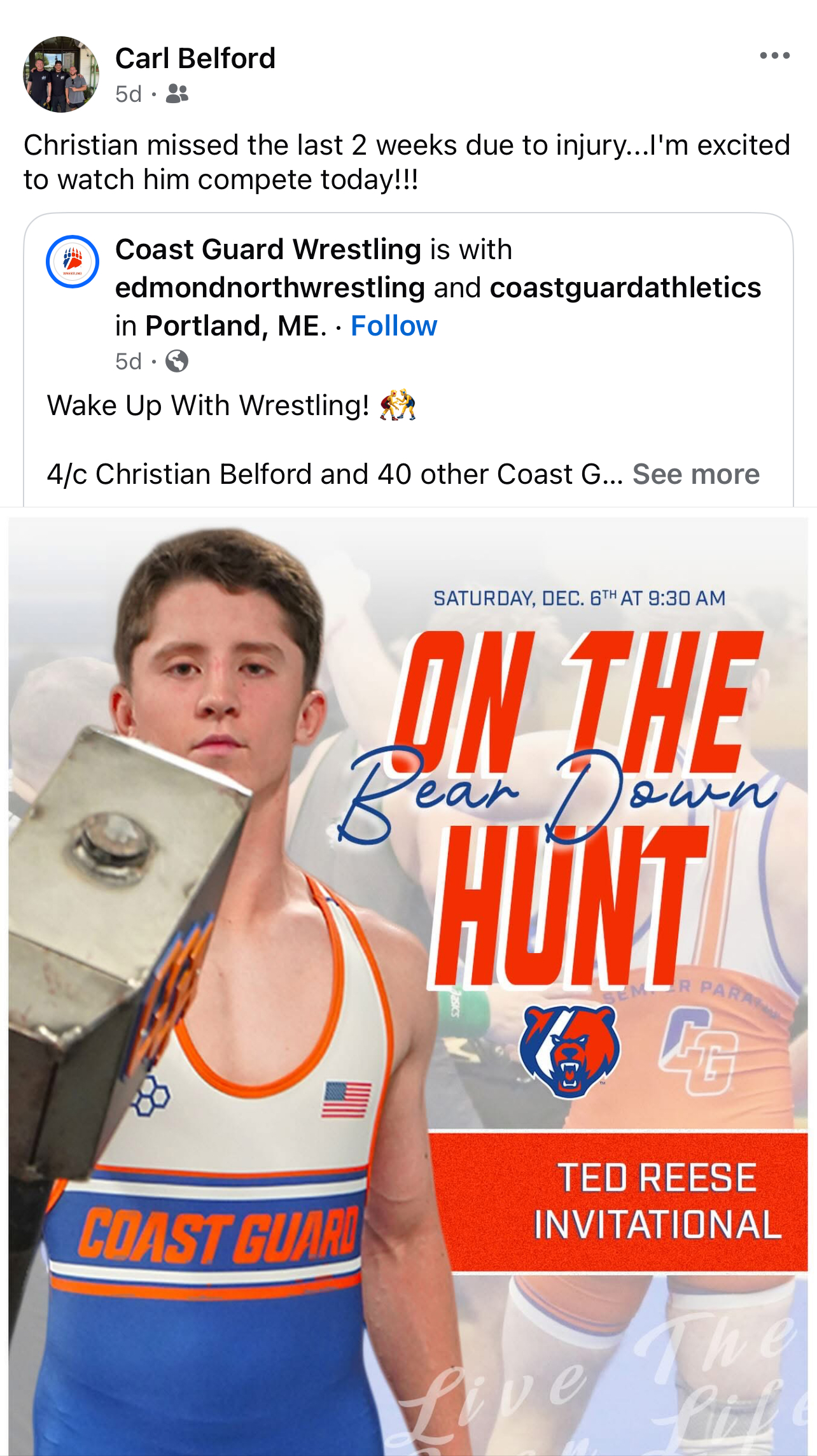 THIS IS CARL'S SON. THIS PLATFORM GIVES COLLEGE ATHLETES LIKE HIM THE OPPORTUNITY TO CREATE NIL SPONSORS 