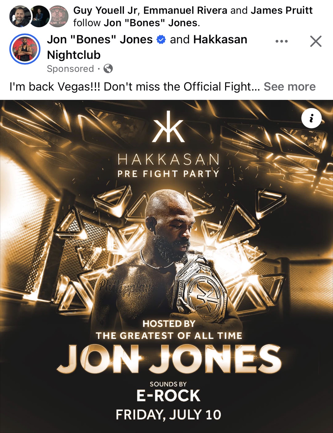 FIGHT NIGHT AFTER PARTIES ARE AT EVERY LEVEL